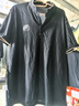 海瀾之家（HLA）短袖POLO衫男25春夏撞色涼感翻領短袖男夏季 黑色6B 2XL 185/100A 推薦165~180斤 曬單實拍圖