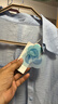 茵曼（INMAN）【100%苧麻】扎染吊帶連衣裙2025夏新品女裝遮肚長裙子 淺灰藍襯衫-18424145 M 曬單實拍圖