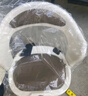 雅迪（yadea）電動(dòng)車摩登光芒兒童座椅前置通配型寶寶椅安全避震電瓶車兒童座椅包圍款-米白色 曬單實(shí)拍圖