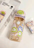 babycare兒童水杯吸管杯雙飲二合一戶外運動水壺上學大容量PPSU-滿杯600ml 曬單實拍圖