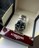【二手99新】全套浪琴（LONGINES）康卡斯系列男表運動自動機械 潛水男士腕表 瑞士奢侈品腕表 41mm黑盤陶瓷鋼帶 L3.781.4.56.6 曬單實拍圖