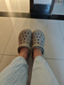 卡駱馳（crocs）貝雅洞洞鞋男女鞋戶外涼拖休閑拖鞋沙灘鞋涼鞋 10126-2V3 M8W10 曬單實拍圖