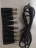 森麥康臺燈充電線圓孔圓頭口luna潔面儀玩具usb轉dc3.5音響5.5電源數據線dc5v風扇 【1米】1條線+8個頭-黑色 其他 曬單實拍圖