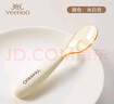 英氏（YEEHOO）寶寶元寶勺子?jì)雰簩W(xué)吃飯訓(xùn)練兒童硅膠自主進(jìn)食勺ppsu輔食餐具 曬單實(shí)拍圖