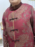 俞兆林唐裝襯衫奶奶春秋裝女中老年老年人70-80歲套裝老太太媽媽裝衣服 紅色上衣+褲子 XXL[推薦125-140斤] 均碼 曬單實(shí)拍圖