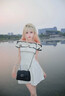 COLIN KOLLY輕奢包包女包斜挎包女士單肩包生日七夕情人節禮物送女友老婆CK-128黑色精美禮盒裝 曬單實(shí)拍圖