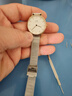 lennik金屬手表帶不銹鋼防水精鋼網(wǎng)帶男女米蘭編織網(wǎng)帶代用dw浪琴天梭 鋼帶款-銀色 12mm 曬單實(shí)拍圖
