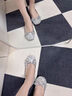 縈妃公主（YINGFEIPRINCESS）春秋季真皮蝴蝶結(jié)水鉆銀色單鞋女淺口圓頭平底鞋女軟底舒適高級(jí)感 銀色 36 曬單實(shí)拍圖