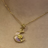 周大生復(fù)購(gòu)補(bǔ)貼黃金吊墜女足金月下玫瑰硬金配項(xiàng)鏈送女友生日禮物 曬單實(shí)拍圖