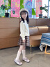 巴拉巴拉balaOne童裝兒童毛衫女童2025冬新款毛衣打底衫男針織衫 奶白10501 120 曬單實(shí)拍圖