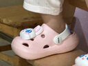 巴拉巴拉寶寶洞洞鞋兒童拖鞋夏季軟底防滑洗澡嬰兒幼兒室內(nèi)家居女童涼拖鞋 曬單實(shí)拍圖