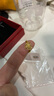 周六福（ZLF）  黃金戒指女款足金999活口心形女戒心心相印 計價 14號 - 2.86g 曬單實拍圖