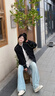 IZEXX美式復(fù)古潮流夾克外套男秋季痞帥運(yùn)動休閑棒球上衣服DK05黑色2XL 曬單實(shí)拍圖