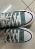 匡威（Converse）官方 All Star春上新男女運動低幫帆布鞋豆沙綠綠色A06567C A06567C 42.5 曬單實拍圖