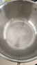 百暢316不銹鋼湯鍋帶蒸籠家用蒸煮一體兩用燉熬煲湯煮粥鍋燃?xì)怆姶艩t 抗菌級(jí)316鋼湯鍋+蒸格 26cm 曬單實(shí)拍圖