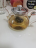 金鑲玉 玻璃茶壺泡茶壺花茶壺涼水壺耐熱防爆過(guò)濾內(nèi)膽帶蓋 雨潤(rùn)壺600ml 曬單實(shí)拍圖