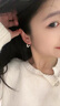 夢黛麗品牌耳飾女【彎月造型設(shè)計】2025高級感珍珠耳環(huán)送女友送閨蜜 珍珠耳釘金色【本地倉次日達】 曬單實拍圖