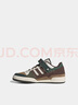 adidas萬(wàn)圣節(jié)系列FORUM LOW低幫休閑籃球鞋板鞋阿迪達(dá)斯三葉草 礬土棕/紙板黃 42.5 曬單實(shí)拍圖