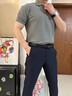 七匹狼（septwolves）皮帶男士真牛皮自動(dòng)扣褲帶中青年商務(wù)休閑腰帶生日禮物送男友老公 黑色商務(wù)款【整張牛皮切割】 120cm 曬單實(shí)拍圖