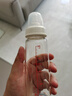 貝親（Pigeon）寬口徑嬰兒玻璃奶瓶 新生兒寶寶防脹氣彩繪奶瓶 小口徑 240ml 3-6月 M號(hào)奶嘴 曬單實(shí)拍圖