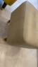 卡梵羅（KAFANLUO）輕奢真皮沙發(fā)凳家用門(mén)口換鞋凳客廳擱腳入戶(hù)穿鞋化妝矮凳頭層牛皮 橘橙色40*40*40cm 曬單實(shí)拍圖