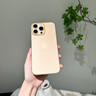 圖璐璐【自帶鏡頭膜】適用蘋果16/15Promax手機殼iPhone14pro全包防摔13PM男超薄磨砂plus新款散熱保護套 【沙漠金】超薄-散熱-防指紋 蘋果16Promax【自帶鏡頭膜】 曬單實拍圖