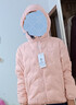 雪中飛kids兒童羽絨服輕薄保暖外套2025新款男女童裝秋冬季洋氣羽絨上衣 粉色4256 150 曬單實(shí)拍圖