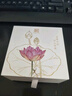 老銀匠s999足銀手鐲女士銀鐲子送女朋友禮物蓮花民族風(fēng)荷花足銀手鐲 曬單實(shí)拍圖