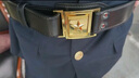 提豐 常用服外腰帶 戰(zhàn)術(shù)腰帶 皮帶黑色 保安外腰帶 戰(zhàn)術(shù)腰帶 新式作訓(xùn) 金色扣頭（官士留言） 曬單實拍圖