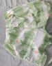 貓人【甜美花邊】女士睡衣夏季女100%純棉帶胸墊可外穿家居服抹茶綠 曬單實拍圖