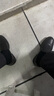 海瀾之家HLA皮鞋男士透氣商務(wù)休閑套腳一腳蹬男鞋【七夕情人節(jié)】黑色40 曬單實拍圖