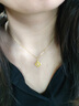 老鳳祥四葉草黃金吊墜女足金999碎碎冰項鏈七夕情人節(jié)生日禮物送禮女友 【碎碎冰幸運草】吊墜約1.2g+贈銀鏈 曬單實拍圖