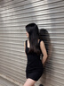 JIOESC法式赫本風(fēng)黑色吊帶內搭連衣裙子女夏季2025新款小個(gè)子收腰a字裙 黑色短款【爆款/清冷白月光】 M 【45/55kg】 曬單實(shí)拍圖