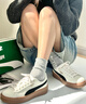 彪馬（PUMA）【厚底鞋】復古增高松糕鞋女運動(dòng)休閑鞋PLATFORM399251 雪白色-黑色-金色-01 37.5 曬單實(shí)拍圖