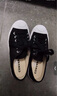 匡威（Converse）官方 Jack Purcell開口笑男女休閑板鞋黑色164056C 164056C 40 曬單實(shí)拍圖