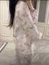 婧麒【森林通話系列】月子服春夏5-10月純天山棉產(chǎn)婦孕婦睡衣家居服 【純凈天山棉】鈴蘭喵語 L 曬單實(shí)拍圖