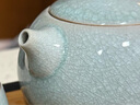 金鑲玉冰片汝窯西施壺 功夫茶具陶瓷茶壺開片冰裂泡茶壺家用 陳為勤手作 曬單實拍圖