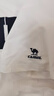 駱駝（CAMEL）夏日棉T恤男女同款三防透氣短袖T恤 C34BA9L3008A5 玉石白 XXL 曬單實(shí)拍圖
