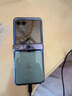 花玲瓏 摩托羅拉razr40Ultra手機殼電鍍殼膜一體保護套高清透明PC鉸鏈鏡頭全包防摔男女款保護殼 【冰晶藍】 摩托羅拉razr40Ultra 曬單實拍圖