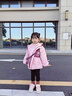 G.DUCKKIDS小黃鴨童裝女童沖鋒衣三合一秋冬季兒童外套秋裝小童女孩夾棉風(fēng)衣 粉色兩件套 110尺碼4~5歲【100-110cm】cm 曬單實(shí)拍圖