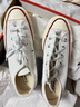 匡威（Converse）官方 寬版1970S帆布男女低幫休閑運動小白鞋162065C 常規(guī)鞋型/162065C 36 曬單實拍圖