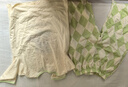 頂瓜瓜兒童短袖睡衣套裝夏季女童純棉透氣家居服七分袖 6303紫色 150 曬單實拍圖