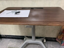 蔓斯菲爾氣動(dòng)升降電腦桌站立式工作臺(tái)家用寫字辦公桌小型筆記本可移動(dòng)書桌 【SGS國(guó)際出口品質(zhì)】胡桃色升降桌 曬單實(shí)拍圖