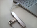 酷兮兮適用華為MateBook GT14拓展塢X PRO筆記本分線(xiàn)器D14/D16多功能擴展塢E Go擴展器16s/14s電腦集線(xiàn)器 蘋(píng)果銀type-c分線(xiàn)器（USB*4） 華為MateBook GT 曬單實(shí)拍圖