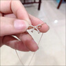 伊燦水鉆蝴蝶結(jié)仿珍珠項(xiàng)鏈女2025年新款爆款鎖骨鏈輕奢氣質(zhì)高級(jí)感頸鏈 玫瑰金水鉆蝴蝶結(jié)項(xiàng)鏈女 曬單實(shí)拍圖
