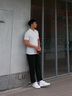 GEOX杰歐適春夏新款白色板鞋男士休閑百搭舒適高端男士休閑運動鞋 白色 41 曬單實拍圖