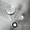 RICH YOUR HOME德國品質(zhì)茶水分離杯2025新款一鍵開蓋車載男士外出便攜泡茶玻璃杯 [升級茶倉]車載雙層紳士黑500ml 曬單實(shí)拍圖