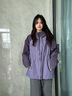 波司登2025新款沖鋒衣鵝絨服女短款三合一防風(fēng)防水保暖外套B250331302 灰紫色/葡萄紫|6032/6039|603C XL 175/96A 曬單實(shí)拍圖