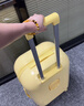 旅大俠雪糕泡泡行李箱女新款拉桿箱24寸學(xué)生行李箱20寸登機28寸旅行箱男 奶酪黃【海關(guān)鎖/杯架/充電】 24英寸 /托運*中途出行6-10天 曬單實拍圖