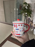 德國進(jìn)口品質(zhì)陶瓷杯大容量馬克杯帶蓋茶杯早餐杯子陶瓷茶缸懷舊情 國潮復古小杯-艷紅【禮盒裝】 曬單實(shí)拍圖